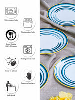 Bone China Serving Plate Set of 4pcs