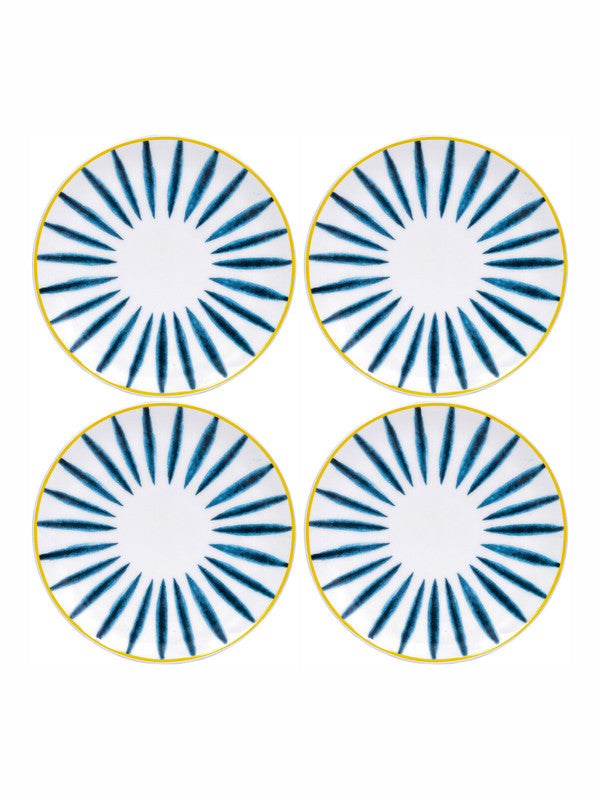 Bone China Serving Plate Set of 4pcs