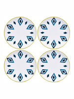 Bone China Serving Plate Set of 4pcs