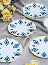 Bone China Serving Plate Set of 4pcs