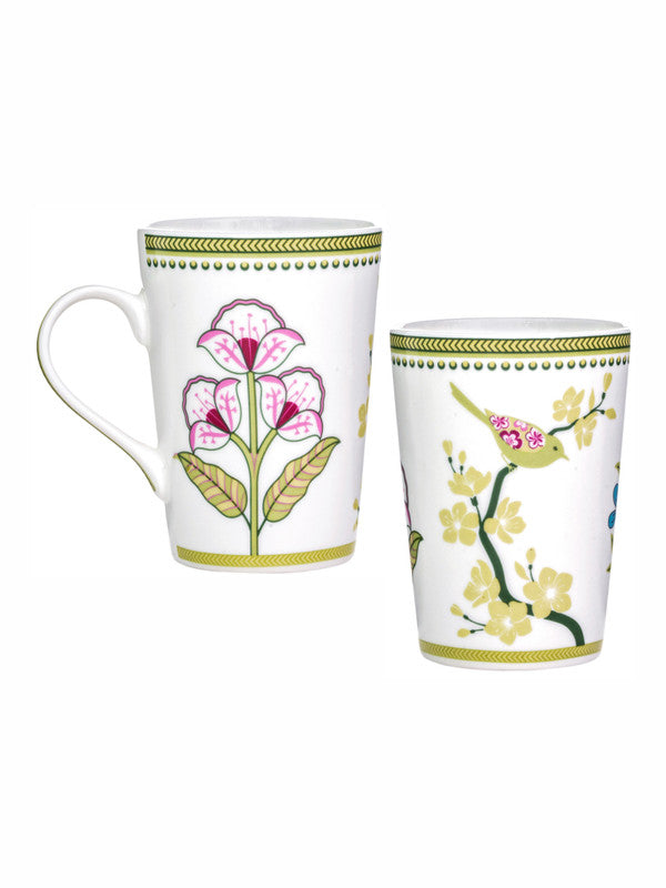 Bone China Tea/Coffee Large Mug Set of 2pcs