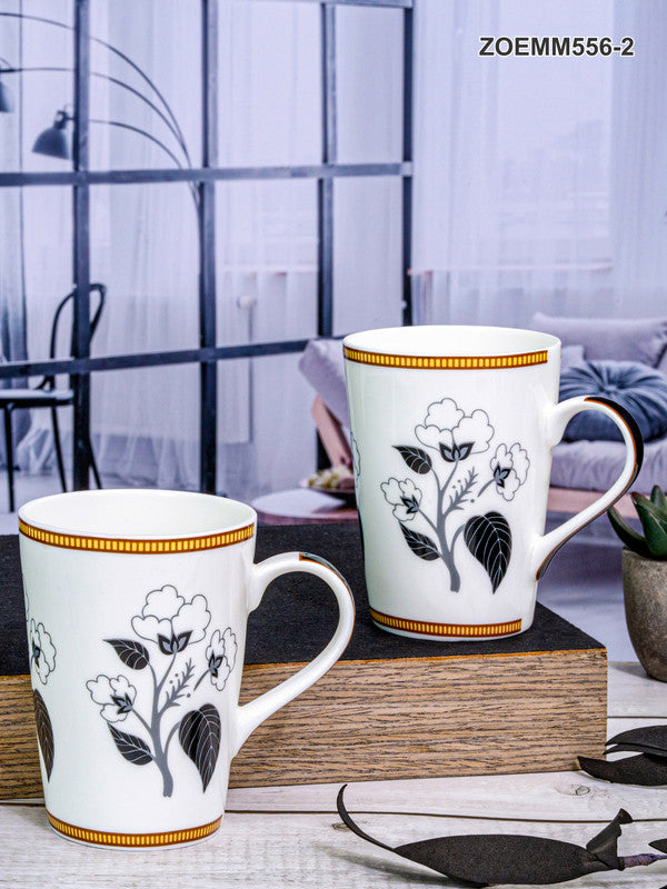Bone China Tea/Coffee Large Mug Set of 2pcs