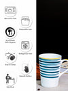 Bone China Tea/Coffee Large Mug Set of 2pcs