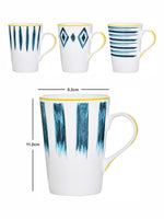 Bone China Tea/Coffee Large Mug Set of 4pcs