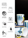 Bone China Tea/Coffee Large Mug Set of 4pcs