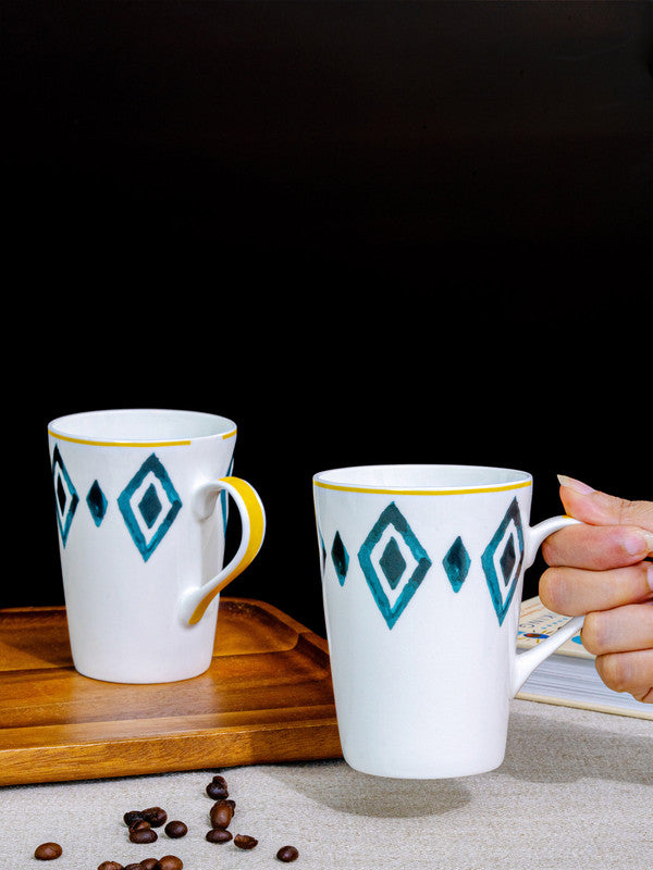 Bone China Tea/Coffee Large Mug Set of 2pcs