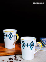 Bone China Tea/Coffee Large Mug Set of 2pcs