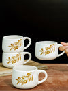 Ceremics Tea/Coffee Large Mug Set of 4pcs