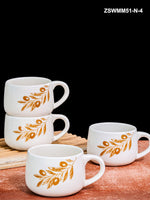 Ceremics Tea/Coffee Large Mug Set of 4pcs