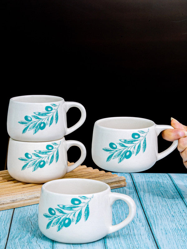 Ceremics Tea/Coffee Large Mug Set of 4pcs