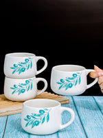 Ceremics Tea/Coffee Large Mug Set of 4pcs