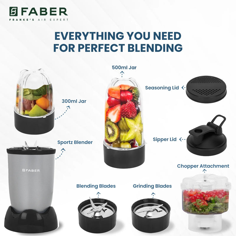 FRANKE SPORTZ BLENDER FSB 3 IN 1 CARBON