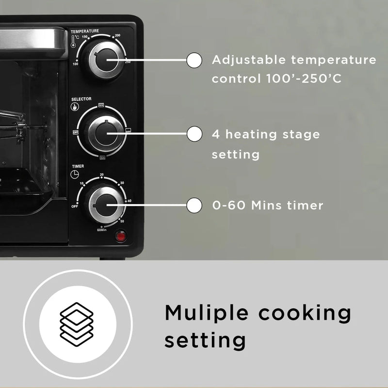 FRANKE OVEN TOASTER GRILL FOTG BK 24L