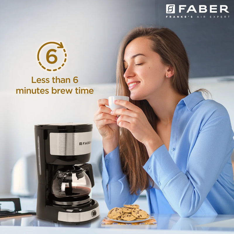 FRANKE DRIP COFFEE MACHINE FCM 0.6L SS BK