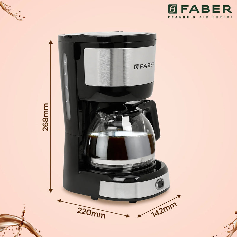 FRANKE DRIP COFFEE MACHINE FCM 0.6L SS BK