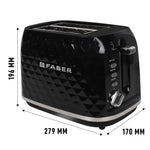 FRANKE ELECTRIC POP UP TOASTER FT 950W DLX BK