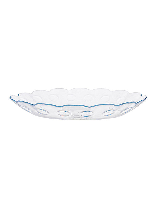 Glass Oval Plate (Set of 2pcs)