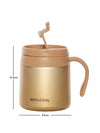 Goodhomes Hot & Cold Vacuum Ss Gold Coffee Mug