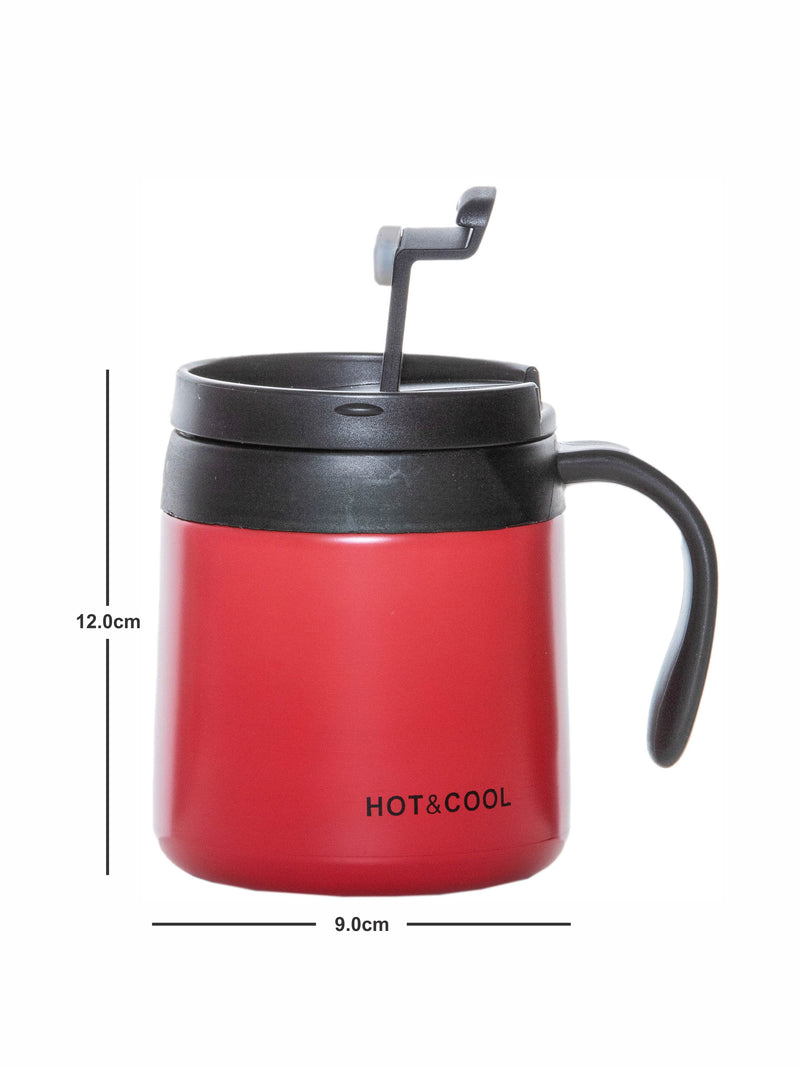 Goodhomes Hot & Cold Vacuum Ss Red Coffee Mug