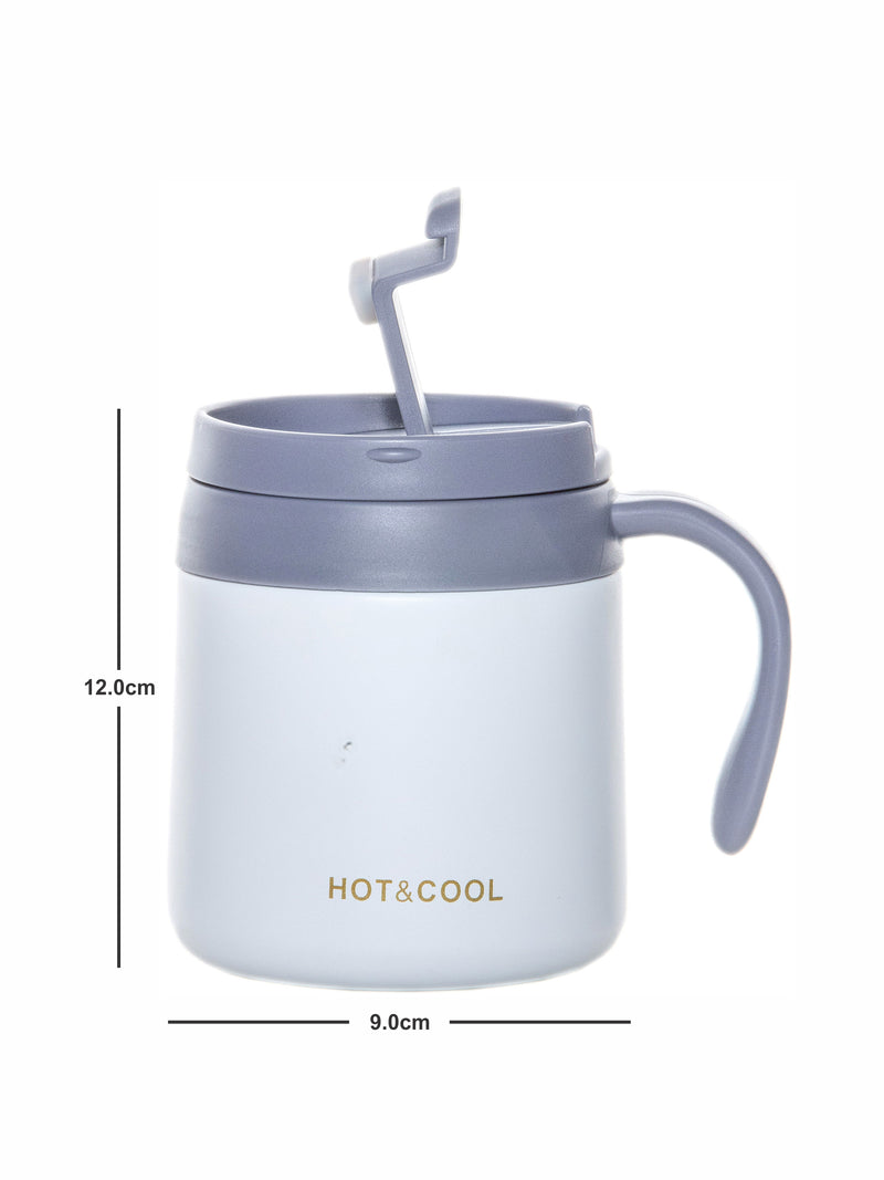 Goodhomes Hot & Cold Vacuum Ss White Coffee Mug