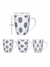 Bone China Tea/Coffee Large Mug Set of 4pcs
