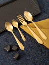 SOLO Cutlery Set in Rosegold Finish in a Leather Box (Set of 24pcs)