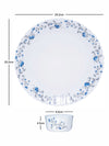 Opalware Dinner Set of 6pcs Dinner Plate & 12pcs Katori