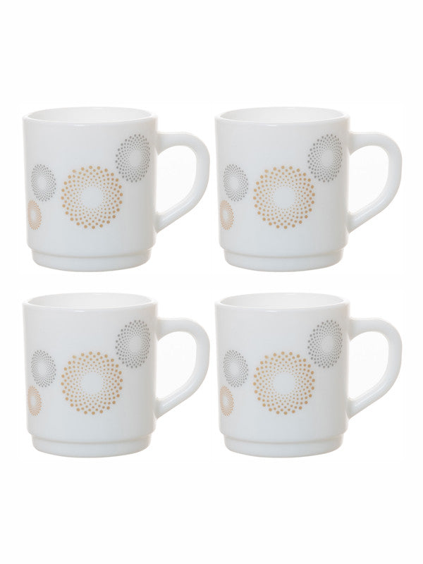 Cello Opalware Roma Coffee Mug (Set of 4pcs)