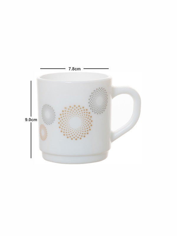 Cello Opalware Roma Coffee Mug (Set of 4pcs)