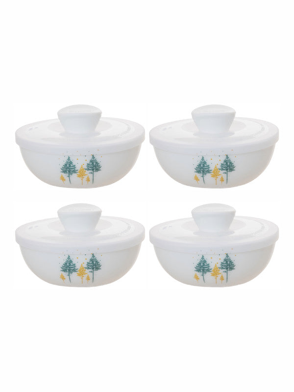 Cello Opalware Royale Mixing Bowl with Lid (Set of 4pcs)