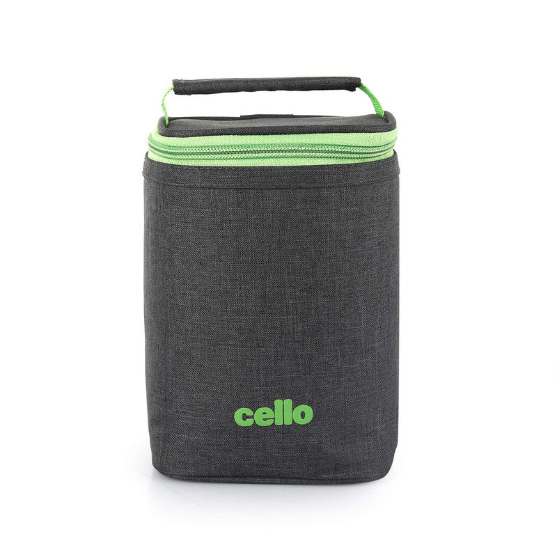 Cello Seal O Fresh Borosilicate, Microwavable, Glass Lunch Box, Square, 3-Pieces