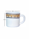 Cello Opalware Solitaire Tea/Coffee Mug (Set Of 12Pcs)