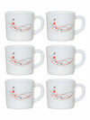 Cello Opalware Coffee Mug Small (Set of 6pcs)