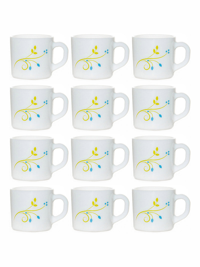 Cello Opalware Coffee Mug Small (Set Of 12 Pcs)