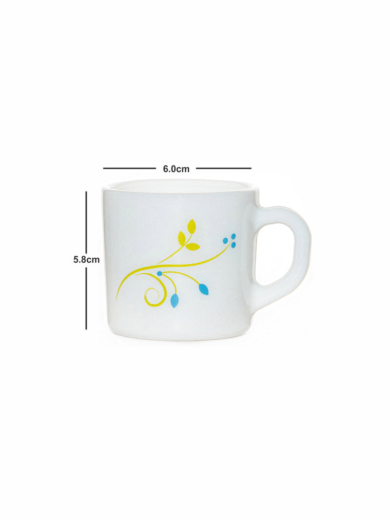Cello Opalware Coffee Mug Small (Set Of 12 Pcs)