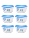 Cello Opalware Storage Container with Color Lid (set of 6pcs)