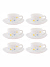 Cello Opalware Tea/Coffee Cup Saucer (set of 12pcs)