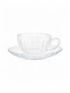 Glass Tea & Coffee Cup Saucer (Set of 12pcs)
