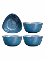 Stoneware Triangle Soup Bowl set of 4pcs