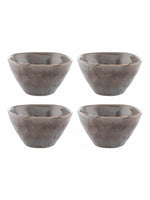 GOODHOMES designer Stoneware Large Serving Bowl (Set of 4pcs)