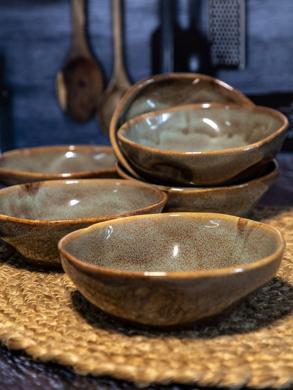 Goodhomes Stoneware  Bowl (Set of 6pcs)