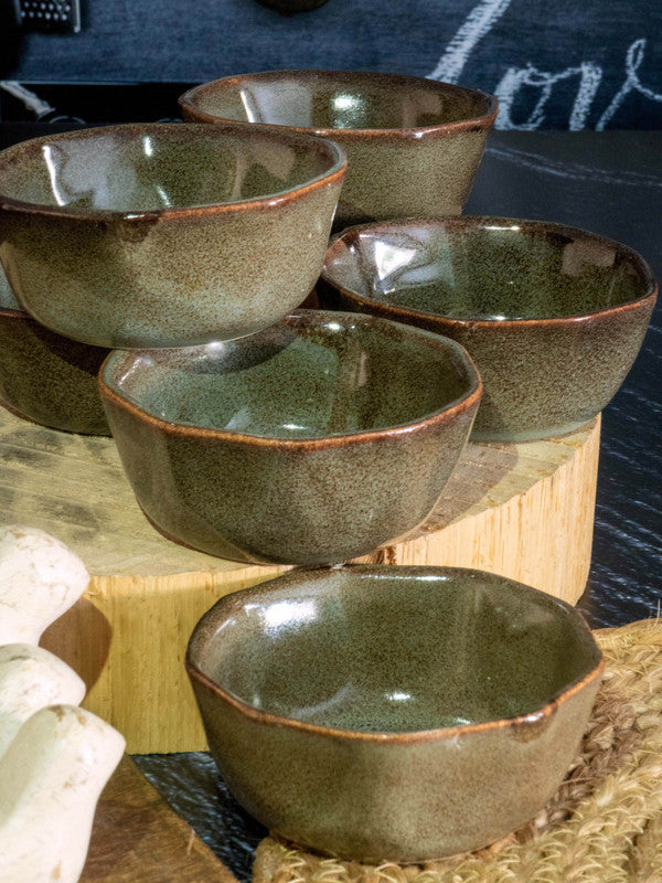 Goodhomes Stoneware Veg. Bowl (Set of 6pcs)