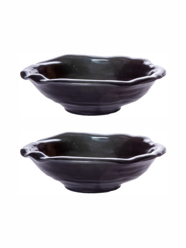 Goodhomes Melamine stone finish Bowl Small (Set of 2 Pcs)