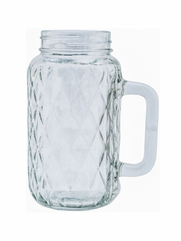 Goodhomes Glass Mason Jar (Set of 2pcs )