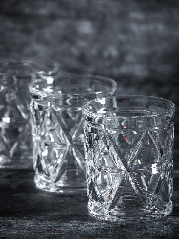 GOODHOMES Glass Whisky Tumbler (Set of 6pcs)