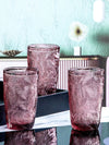 Goodhomes Billow Hibiscus Purple Tumbler (Set Of 6Pcs)