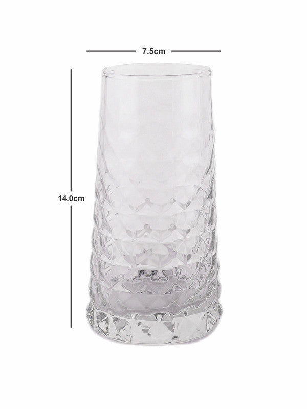 DUROBOR Gem Tall Glass Tumblers (Set of 6pcs)