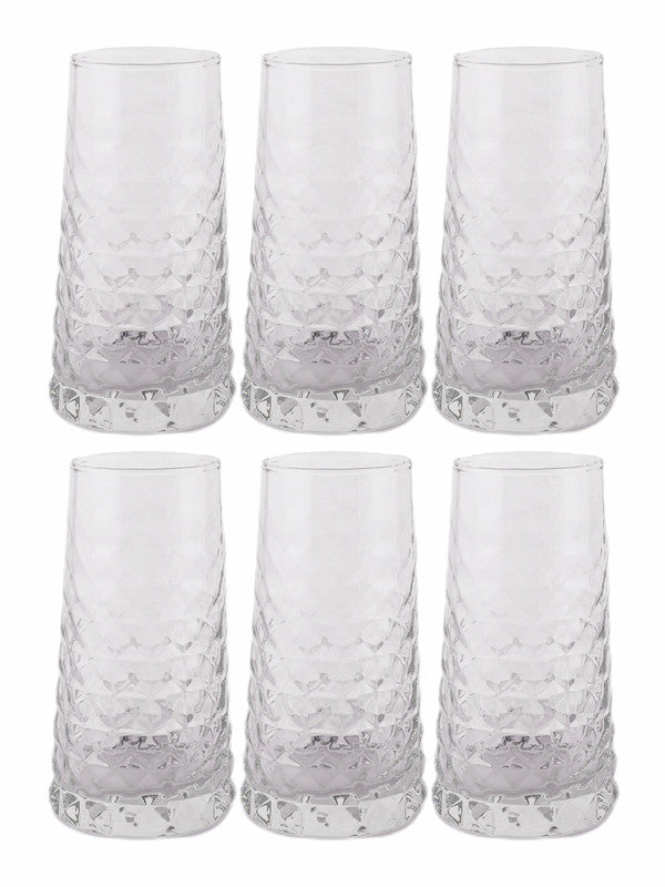 DUROBOR Gem Tall Glass Tumblers (Set of 6pcs)