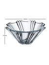 Goodhomes Glass Prism Fruit Bowl