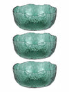 Goodhomes Color Glass Bowl (Set of 3pcs)